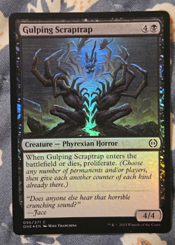 Gulping Scraptrap FOIL 096/271 All Will Be One MTG Near Mint - Image 1