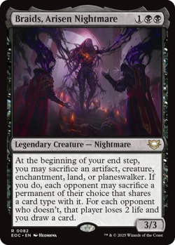 MTG Magic 1x Braids, Arisen Nightmare (M/NM) Commander Edge of Eternities - Image 1