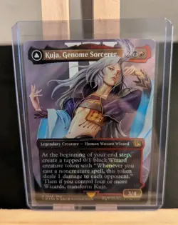 Kuja, Genome Sorcerer (Borderless) (Surge Foil) R 0544 Final Fantasy MTG - Image 1