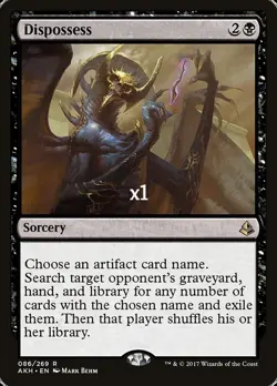 MTG Amonkhet AKH Dispossess MINT - Image 1