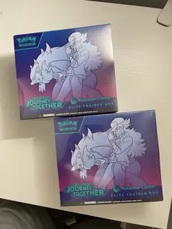 LOT OF 2 Pokemon Center Scarlet & Violet Journey Together Elite Trainer Box ETB - Image 1