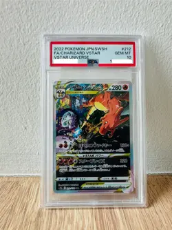 PSA 10 GEM MINT Pokemon Japanese Charizard VSTAR SAR VSTAR Universe S12a #212 - Image 1