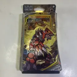 Pokemon Cosmic Eclipse Towering Heights Groudon Theme Deck TCG Damaged Box - Image 1