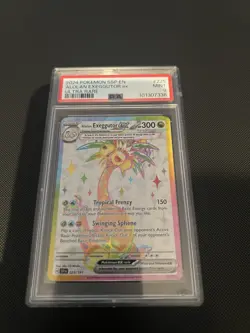 Pokemon TCG Alolan Exeggutor EX 225/191 Surging Sparks Ultra Rare PSA 9 MINT - Image 1