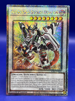 Yugioh Borreload Savage Dragon RA01-EN033 Quarter Century Rare 1st Ed NM - Image 1