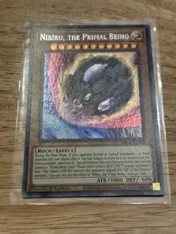 Yugioh! Nibiru, the Primal Being - BROL-EN080 - Secret Rare - 1st Edition NM - Image 1