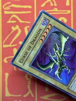 YUGIOH CURSE OF DRAGON SUPER RARE 1ST EDITION LIGHT PLAY LOB-E053 - Image 3