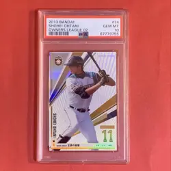 [PSA10] mc01 2013 Bandai Otani Shohei Rookie Card 74 Psa-10 - Image 1