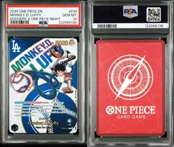[PSA10] mc01 Psa10 Dodgers Luffy One Piece Card - Image 3