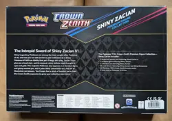 Pokemon Trading Card Crown Zenith Box Shiny Zacian Premium Figure Collection - Image 2
