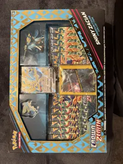 Pokemon Trading Card Crown Zenith Box Shiny Zacian Premium Figure Collection - Image 1