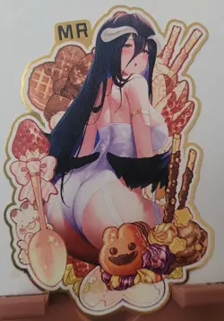 Albedo Overlord Limited Metal Card MR Goddess Story Waifu # 170/200 Anime - Image 1