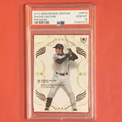 [PSA10] mc01 Rare Otani Shohei 2013 Bbm Rookie Edition Card Psa-10 - Image 1