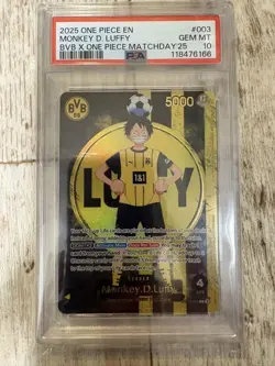 [PSA10] mc01 Dortmund Luffy Psa10 One Piece Card - Image 1