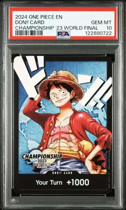 [PSA10] mc01 One Piece English Don Card Psa 10 Championship - Image 1