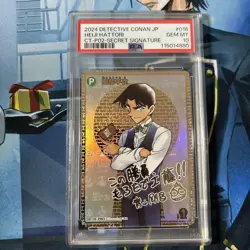 [PSA10] mc41 Hattori Heiji Sec Signed Version Psa10 Detective Conan Card Game - Image 1