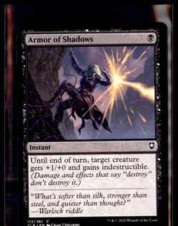 Magic: The Gathering Armor of Shadows Battle for Baldur's Gate 5 Card Lot - Image 1