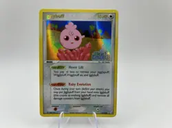 Igglybuff 21/100 EX Crystal Guardians Reverse Holo Rare Stamped Pokemon Card - Image 1