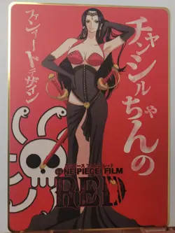 Boa Hancock One Piece Goddess Story Limited GOLD METAL CARD Waifu - Image 3