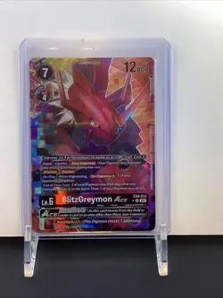 Digimon Card Game BlitzGreymon ACE Alternate Art Foil EX9-013 R Versus Monsters - Image 1