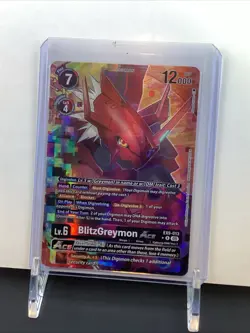Digimon Card Game BlitzGreymon ACE Alternate Art Foil EX9-013 R Versus Monsters - Image 2