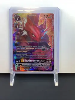 Digimon Card Game BlitzGreymon ACE Alternate Art Foil EX9-013 R Versus Monsters - Image 3