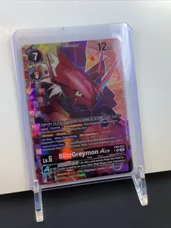 Digimon Card Game BlitzGreymon ACE Alternate Art Foil EX9-013 R Versus Monsters - Image 4