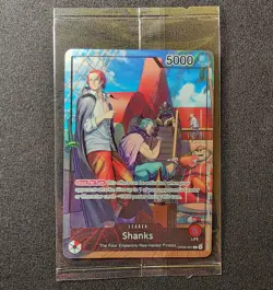 One Piece Shanks Leader Promo Card PSA Magazine Exclusive, OP09-001, Sealed - Image 2
