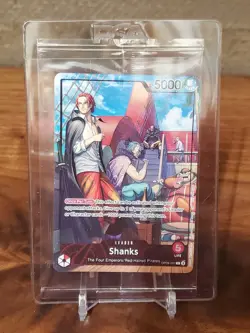 One Piece Shanks Leader Promo Card PSA Magazine Exclusive, OP09-001, Sealed - Image 1