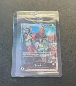 One Piece Shanks Leader Promo Card PSA Magazine Exclusive, OP09-001, Sealed - Image 1
