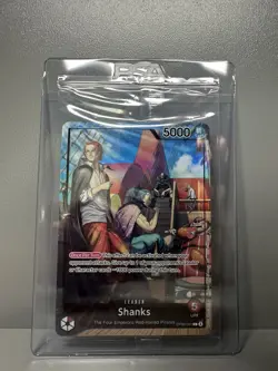 One Piece Shanks Leader Promo Card PSA Magazine Exclusive, OP09-001, Sealed - Image 1