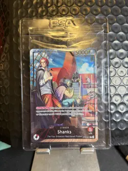 One Piece Shanks Leader Promo Card PSA Magazine Exclusive, OP09-001, Sealed - Image 1