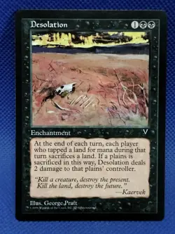 MTG Desolation Visions 1996 LP Magic The Gathering - Image 1
