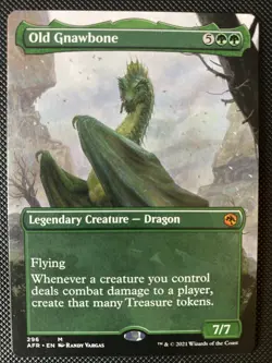 English - MTG Old Gnawbone - Borderless - Adventures In The Forgotten Realms - Image 1