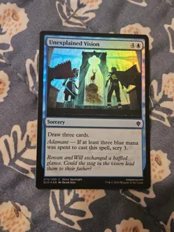 Unexplained Vision FOIL Throne of Eldraine MTG Magic - Image 4