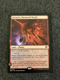 Magic The Gathering MTG - Kavaron, Memorial World - EOE - Image 1