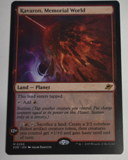 Magic The Gathering MTG - Kavaron, Memorial World - EOE - Image 1