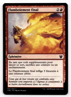 MTG Final Flare (134/372) Theros Beyond Death French Flamboiement final - Image 1