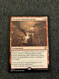 Magic The Gathering MTG - Weapons Manufacturing - EOE - Image 1