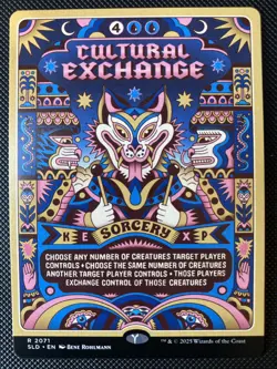 English - MTG Cultural Exchange - Borderless - Secret Lair (2071) - Image 1