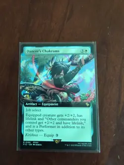 Dancer's Chakrams R MTG Commander: Final Fantasy M/NM 0105, English, Regular - Image 1