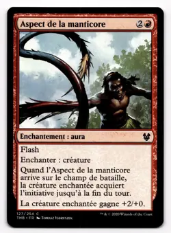 MTG Aspect of Manticore 127 Theros Beyond Death French Aspect de la manticore - Image 1