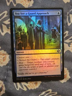 You See a Guard Approach FOIL Forgotten Realms MTG Magic - Image 1