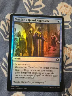 You See a Guard Approach FOIL Forgotten Realms MTG Magic - Image 2