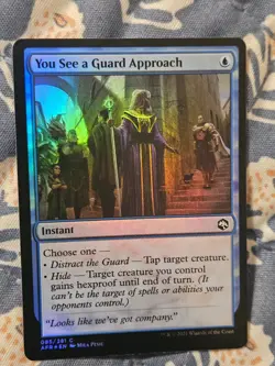 You See a Guard Approach FOIL Forgotten Realms MTG Magic - Image 3
