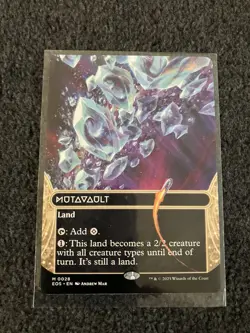 Magic The Gathering MTG - Mutavault (0028) (Borderless) - EOE - Image 1