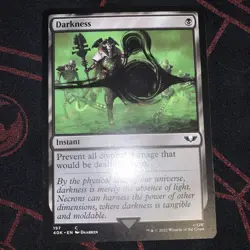 1x MTG Darkness - Universes Beyond: Warhammer 40,000 40K 197 Regular Common NM - Image 1