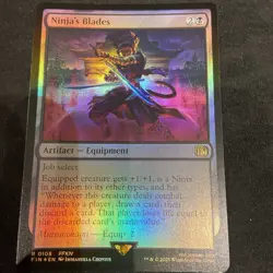 MtG Ninja's Blades #108 Foil Final Fantasy - Image 1