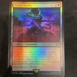 MtG Ninja's Blades #108 Foil Final Fantasy - Image 2