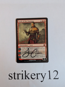 1x Koth of the Hammer - Scars of Mirrodin - Signed by Jason Chan - MTG - Image 1